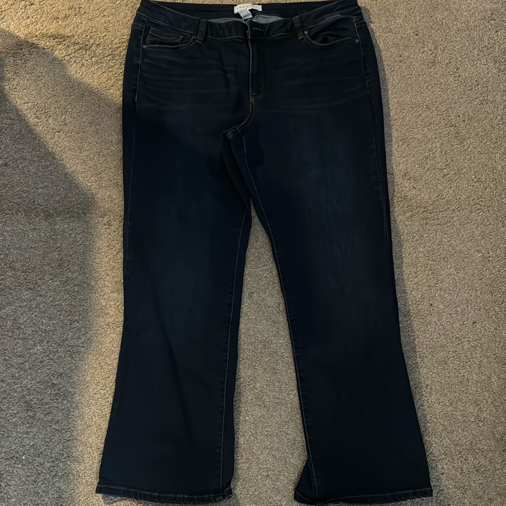 Woman’s blue jeans